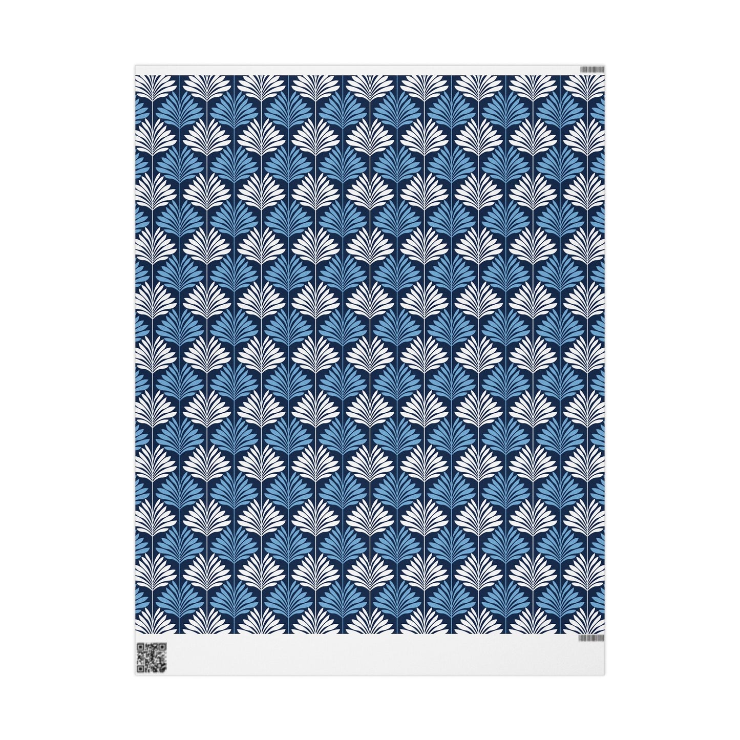 Gift Wrap | Light Blue & White | Deco