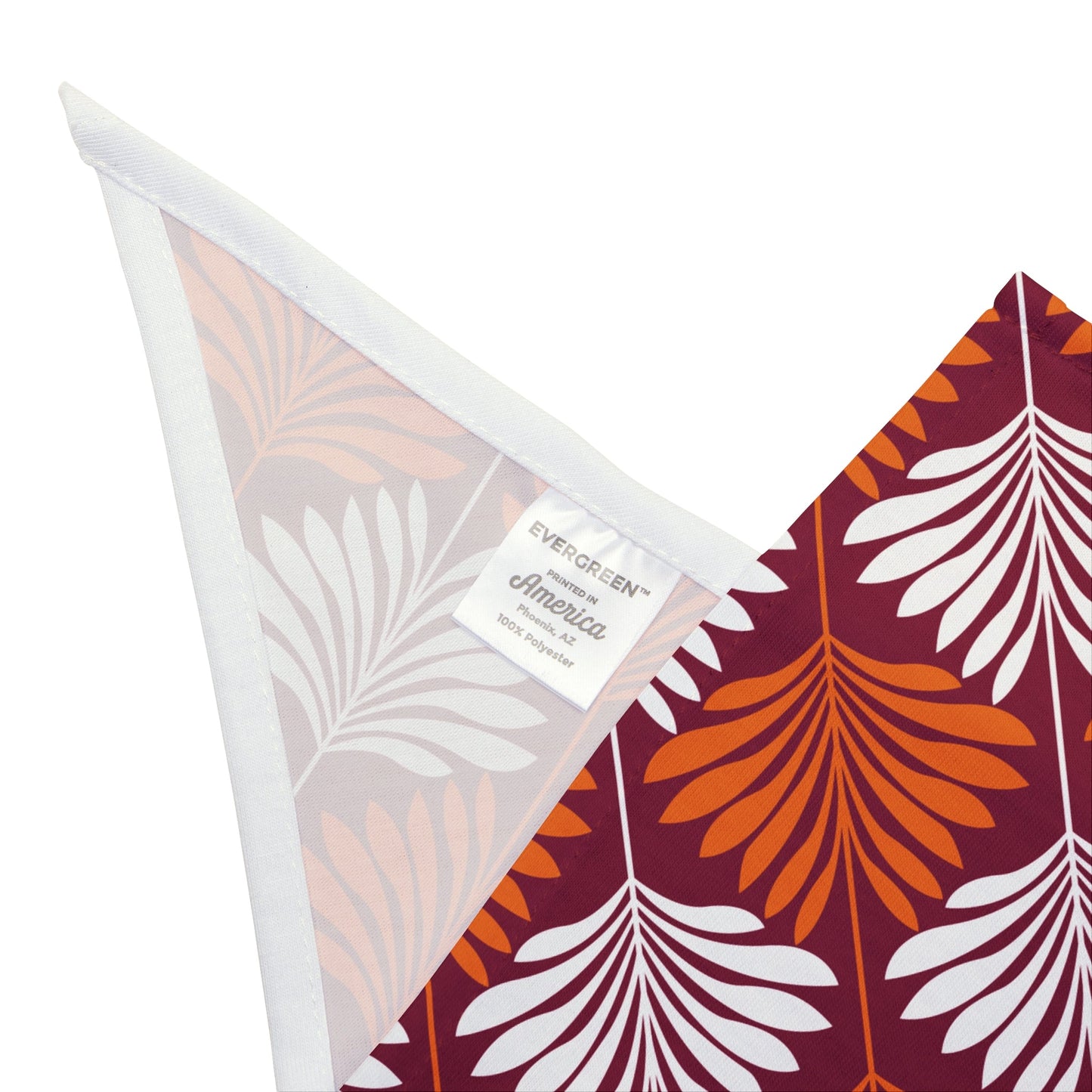 Pet Bandana | Maroon & Orange | Deco