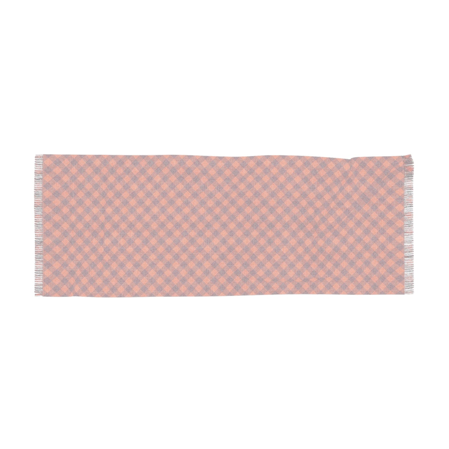 Scarf | Maroon & Orange | Gingham