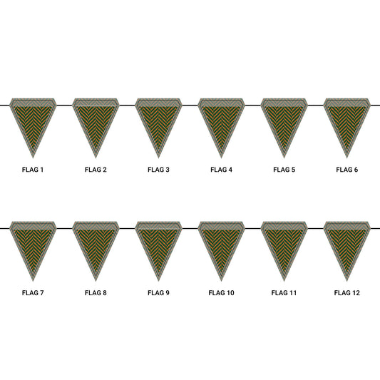 Flag Garland | Miami, Florida | Herringbone