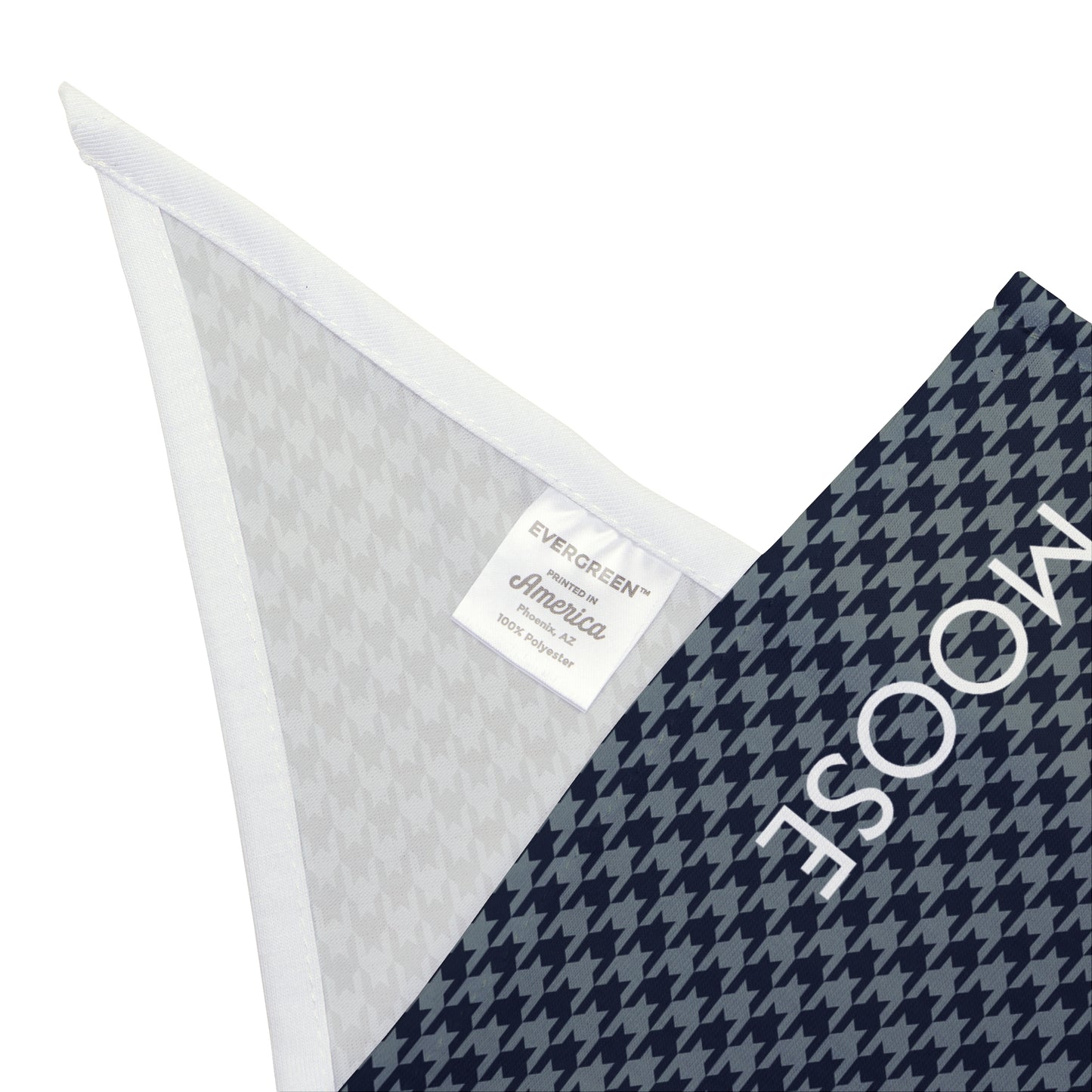 Pet Bandana- Personalized | Navy & White | Houndstooth