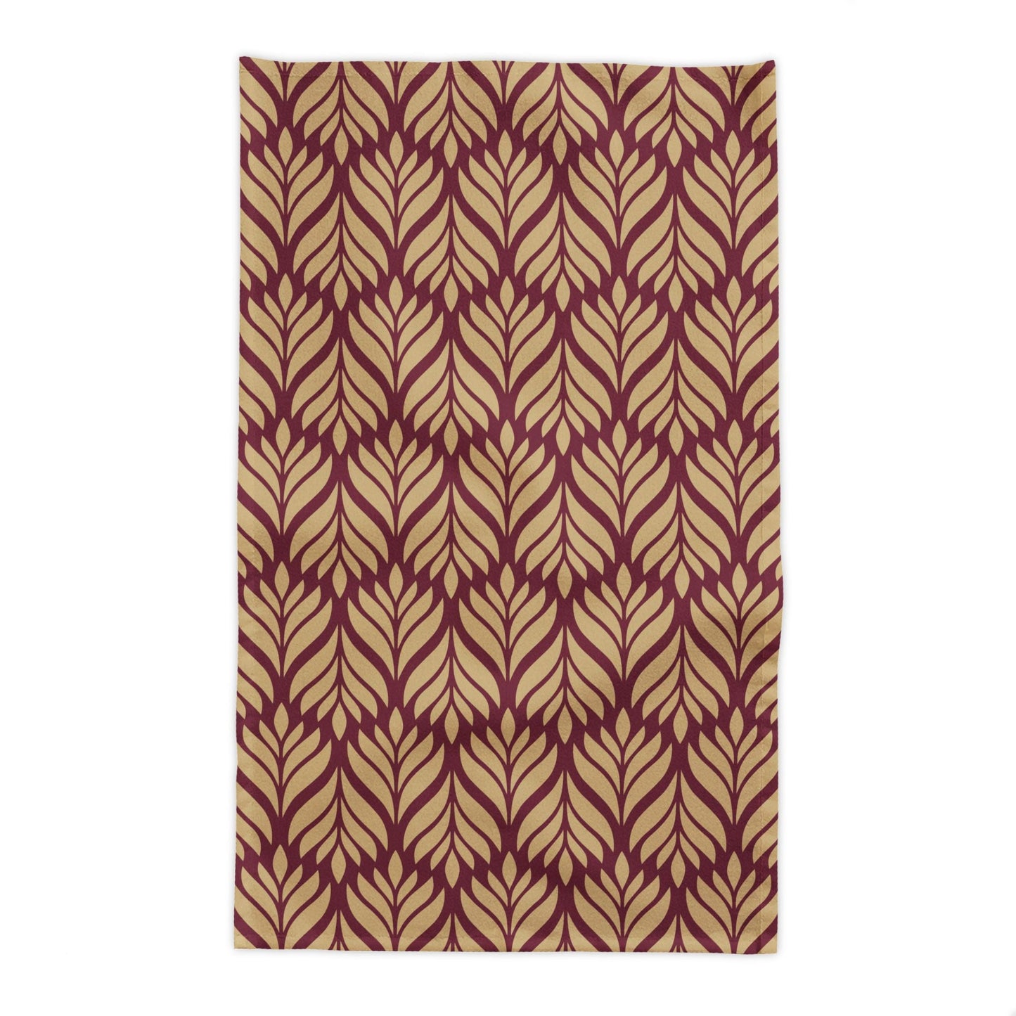 Tablecloth | Maroon & Gold | Palm
