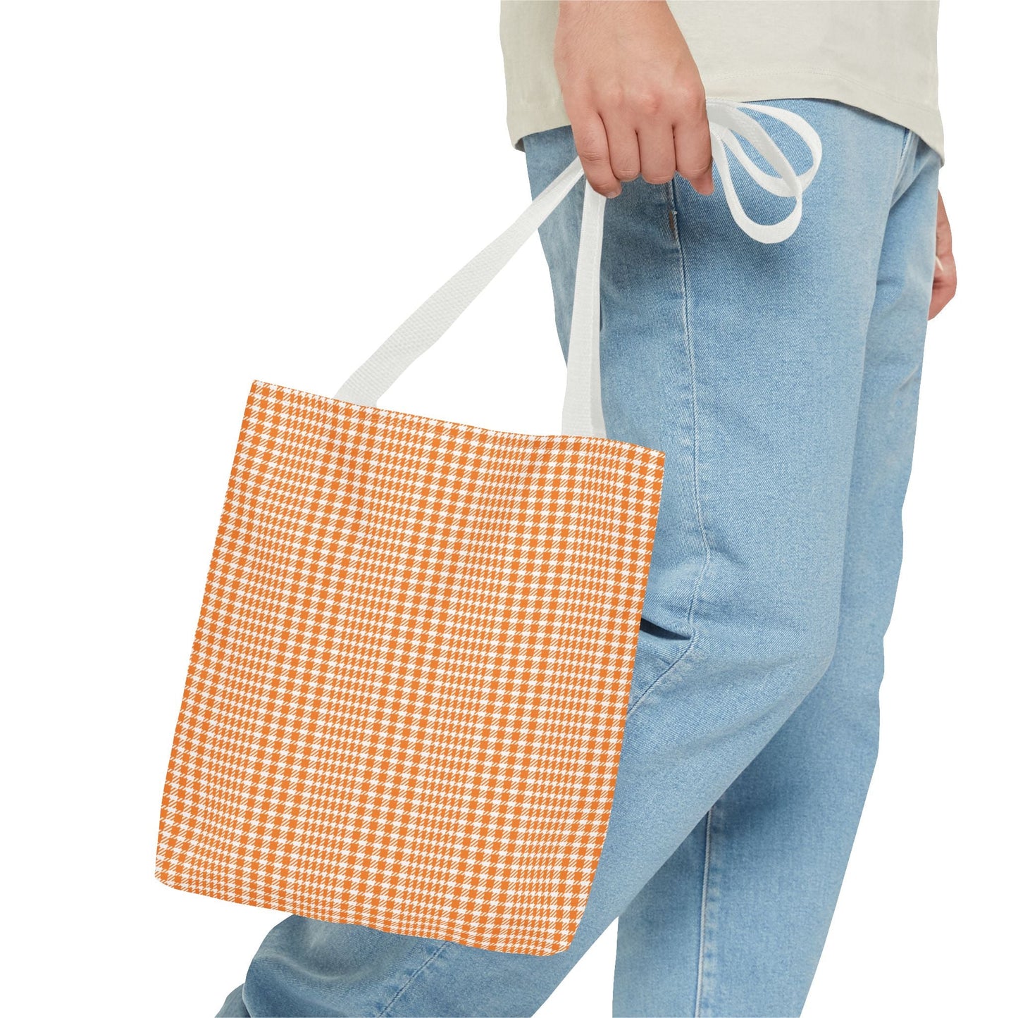 Totes | Orange & White | Tweed