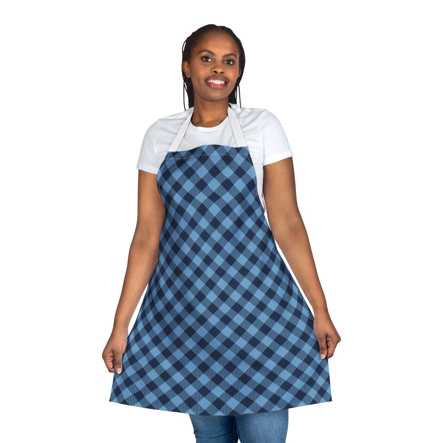 Apron | Light Blue & White | Gingham