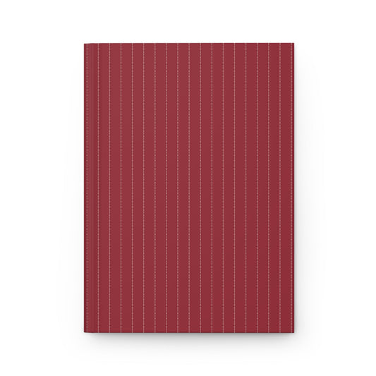 Journal | Maroon & White | Pinstripe
