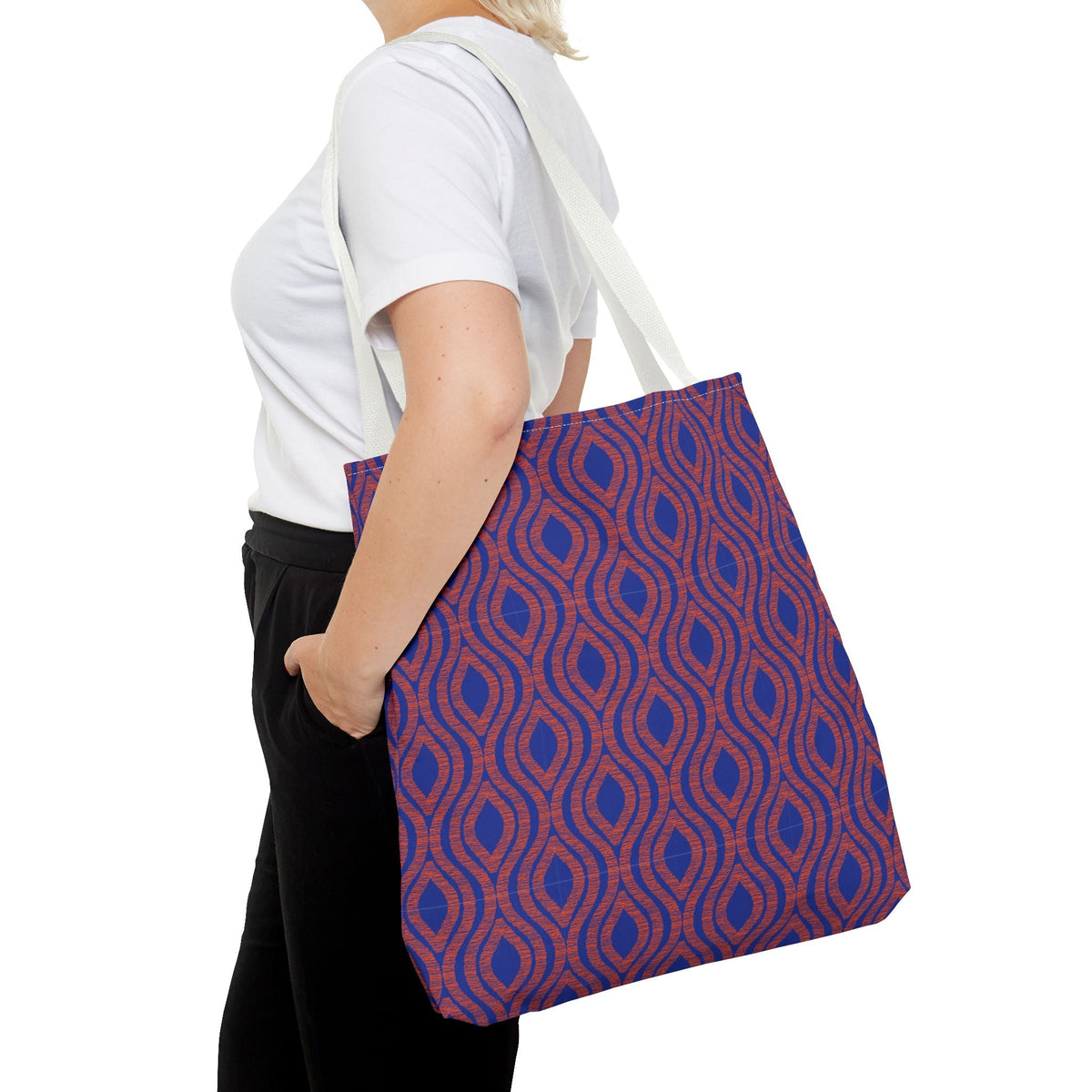 Tote Bag | Bright Blue & Orange | Ogee