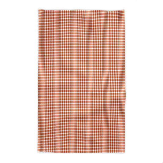 Tablecloth | Dark Orange & White | Tweed