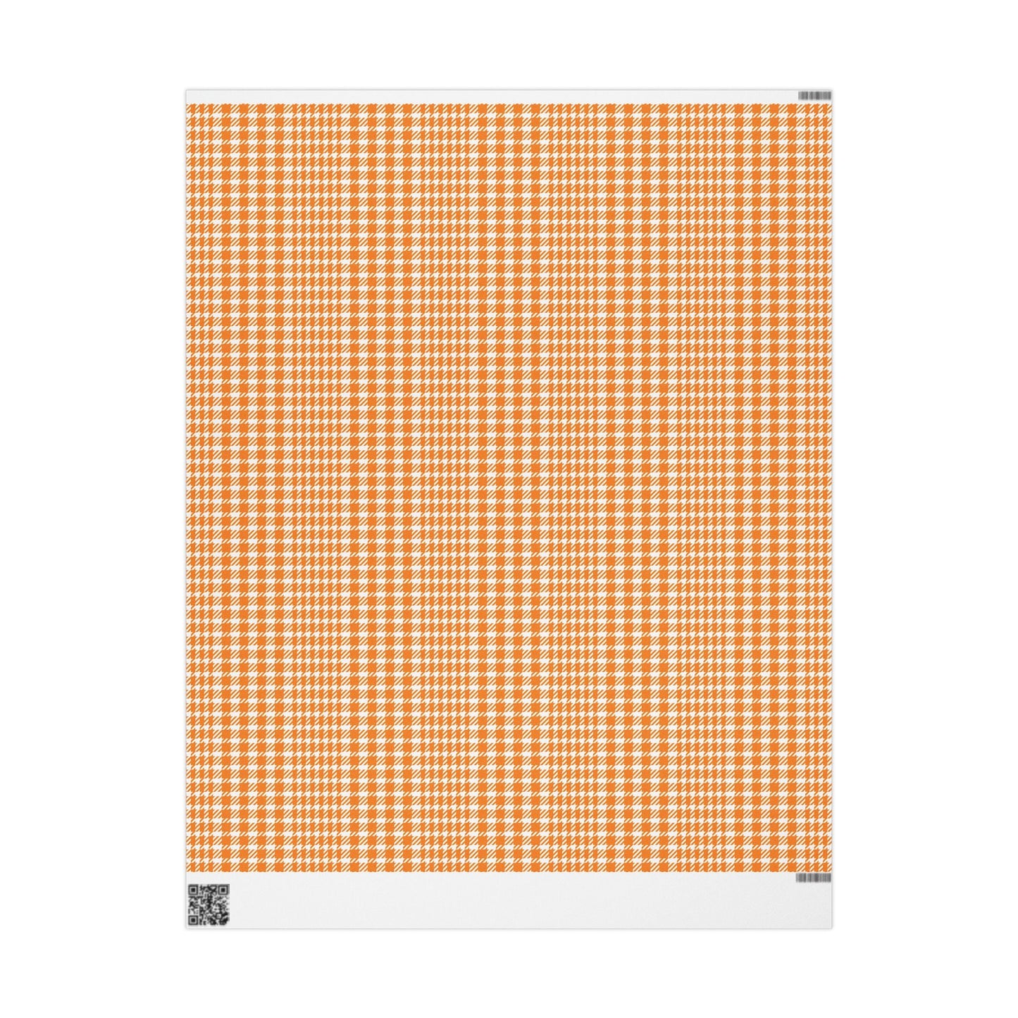 Gift Wrap | Orange & White | Tweed
