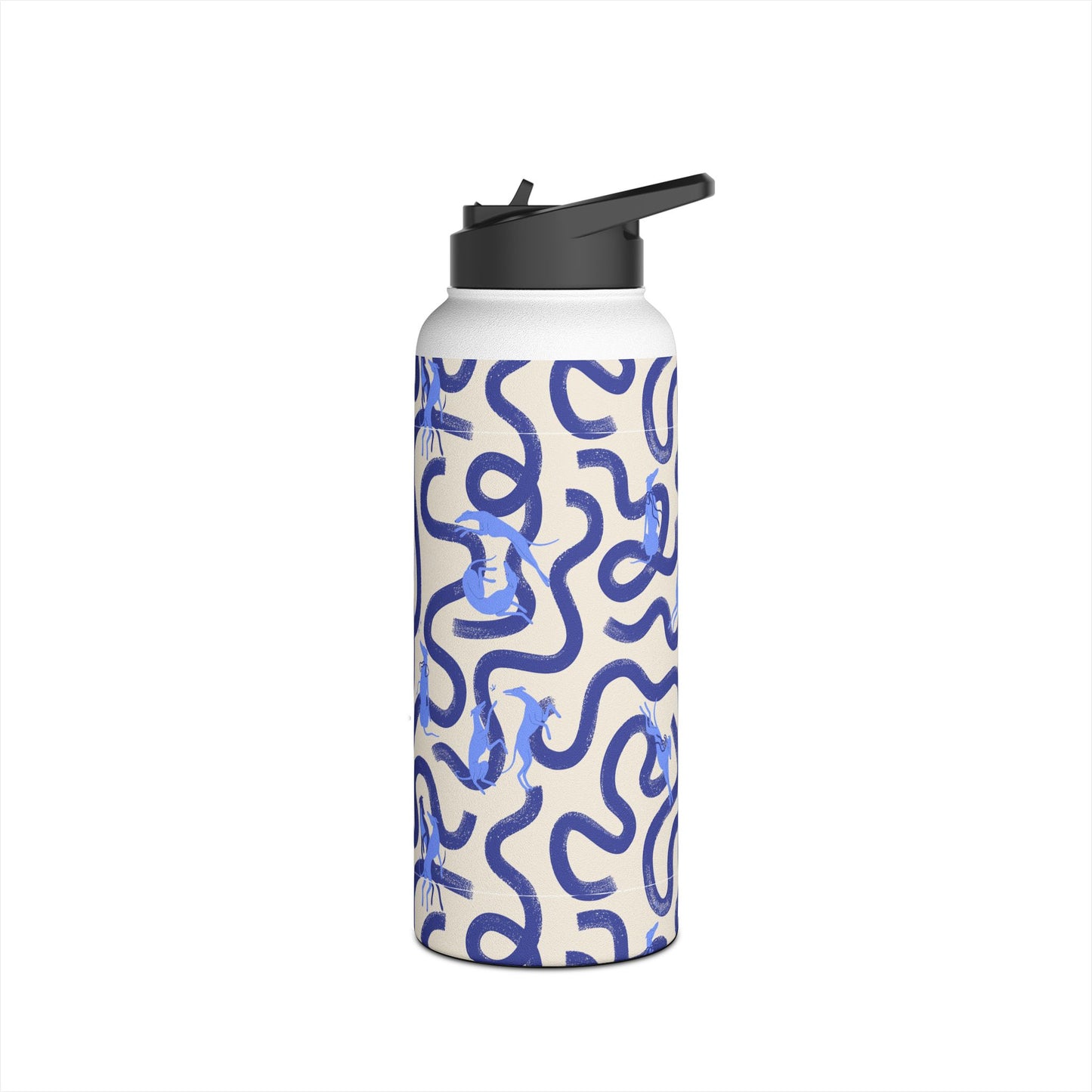 Insulated Water Bottle | Greyhounds | Blue Ribbon