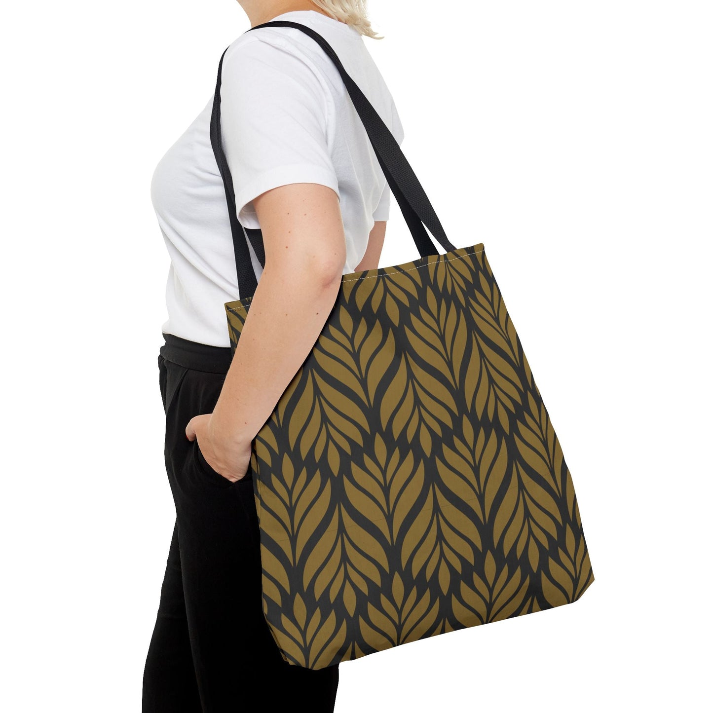 Tote Bag | Black & Gold | Palm