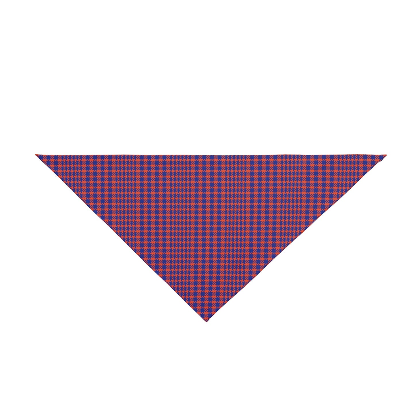 Pet Bandana | Bright Blue & Orange | Tweed