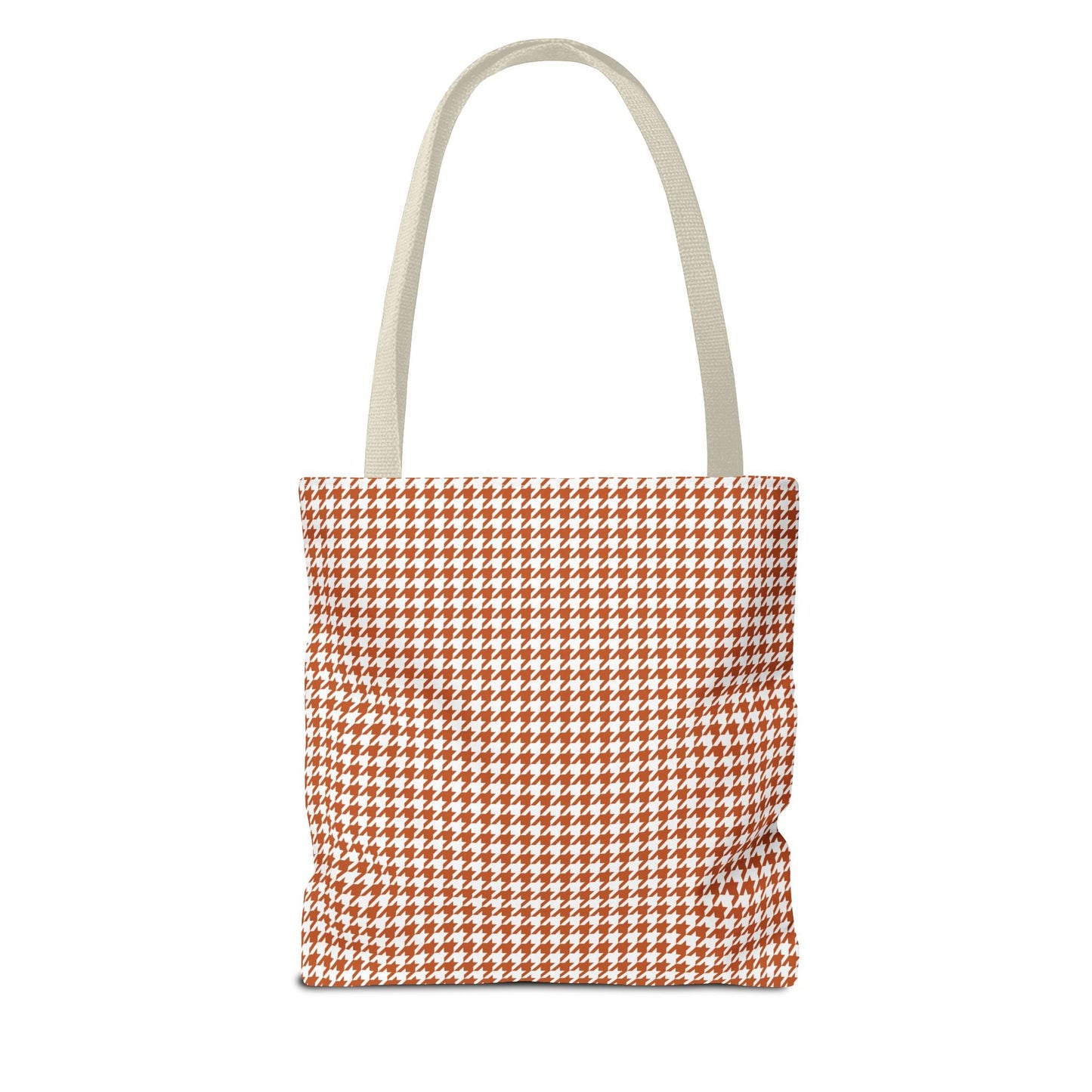 Totes | Dark Orange & White | Houndstooth