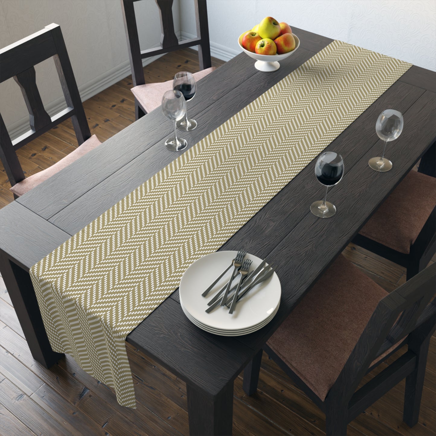Table Runner | Atlanta, Georgia | Herringbone