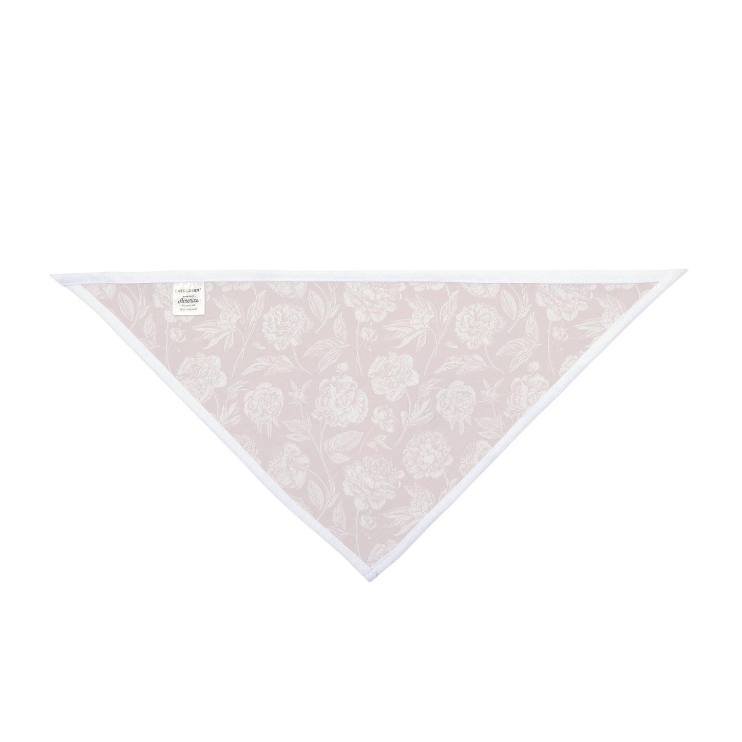 Pet Bandana | Maroon & White | Peony