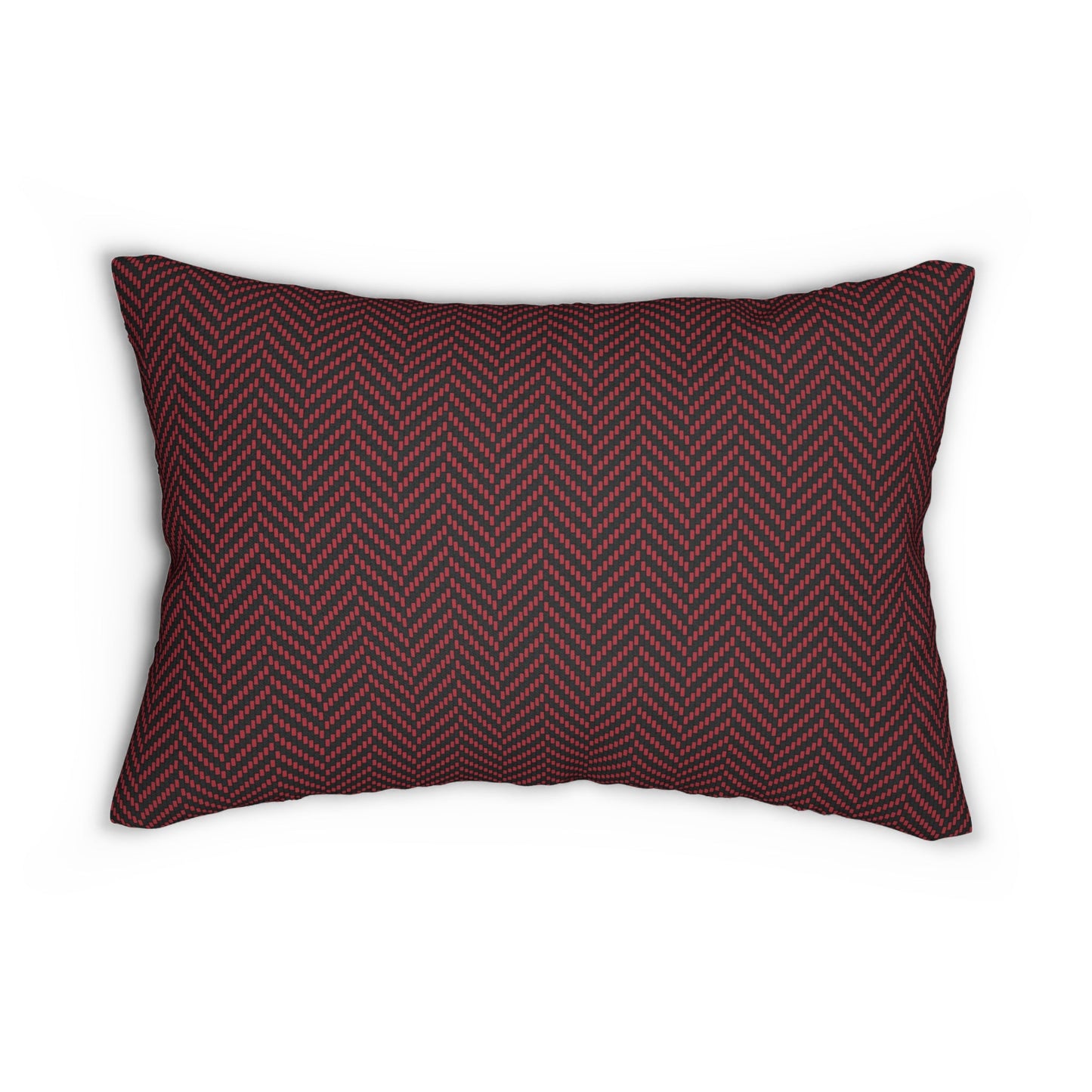 Pillow | Red & Black | Herringbone