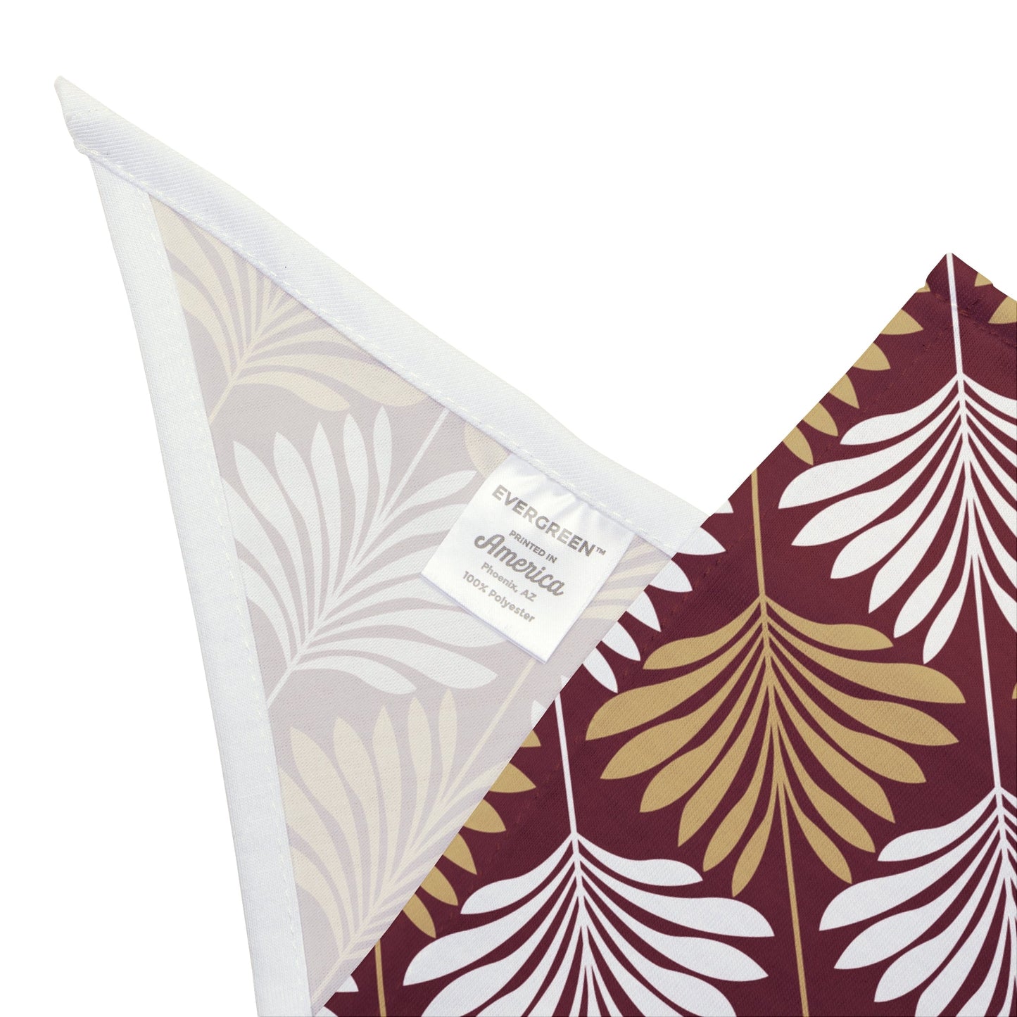 Pet Bandana | Maroon & Gold | Deco