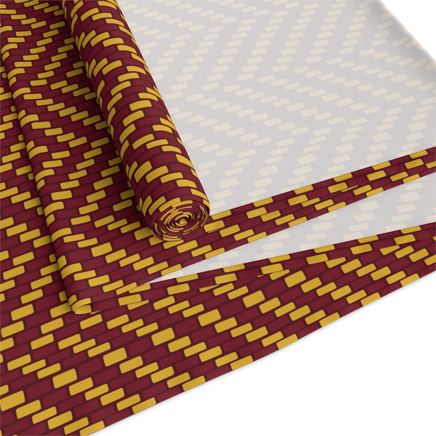 Table Runner | Red & Yellow | Herringbone