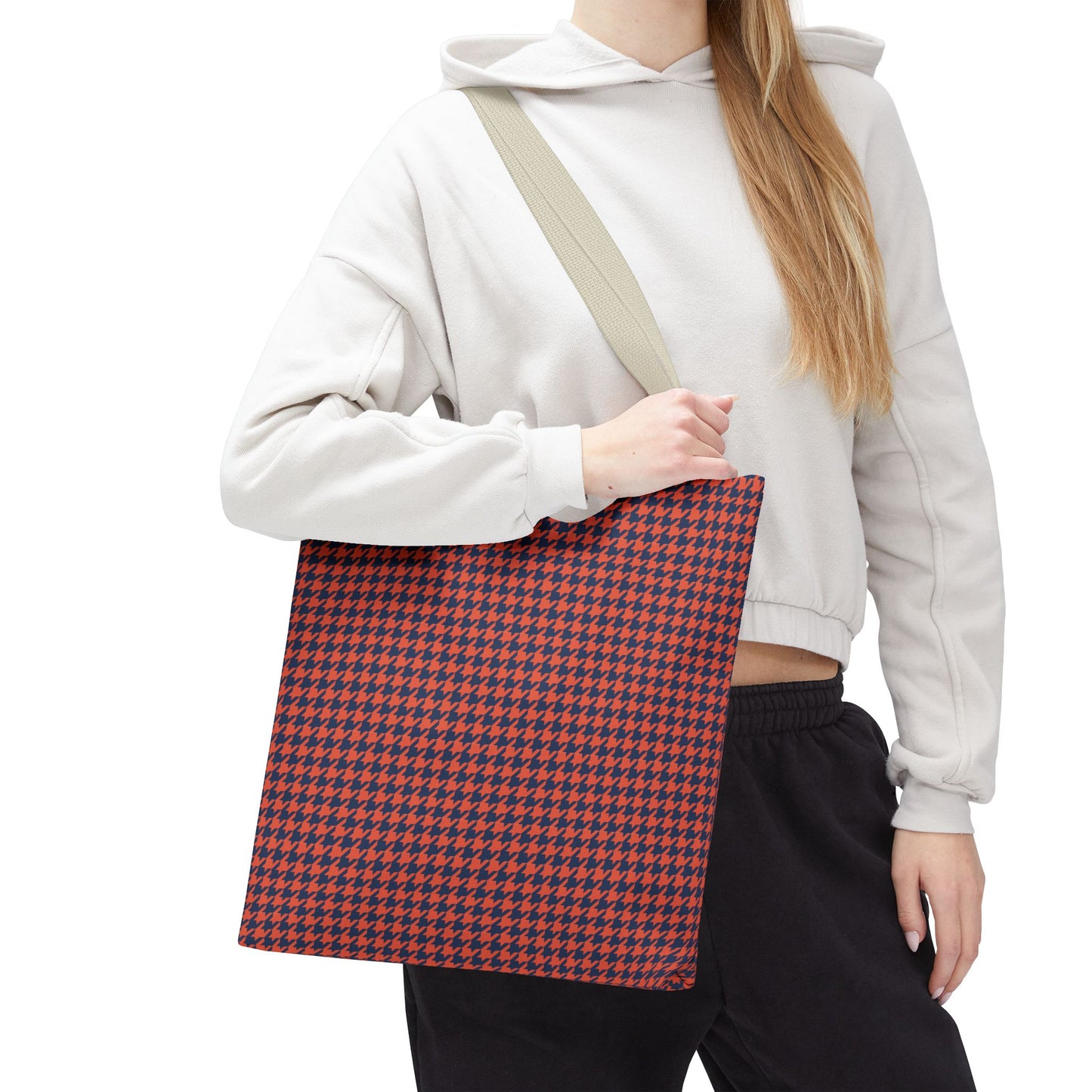 Tote Bag | Charlottesville, VA | Houndstooth