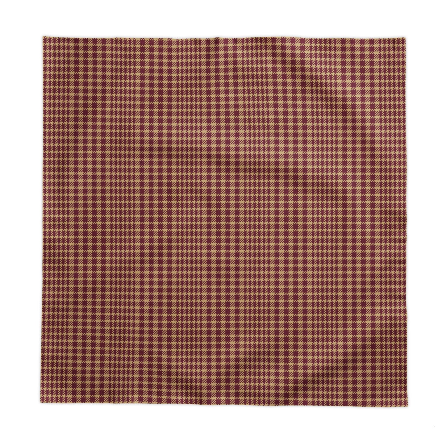 Tablecloth | Maroon & Gold | Tweed