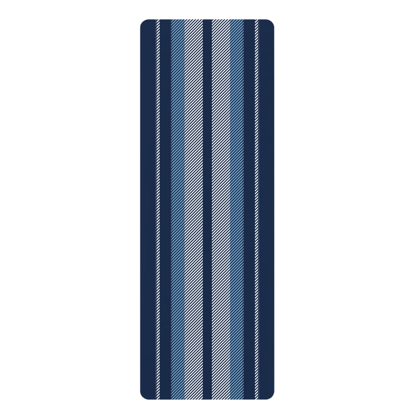 Yoga Mat | Light Blue & White | Stripe