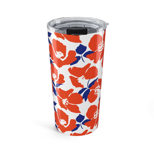 Tumbler | Bright Blue & Orange | Poppy