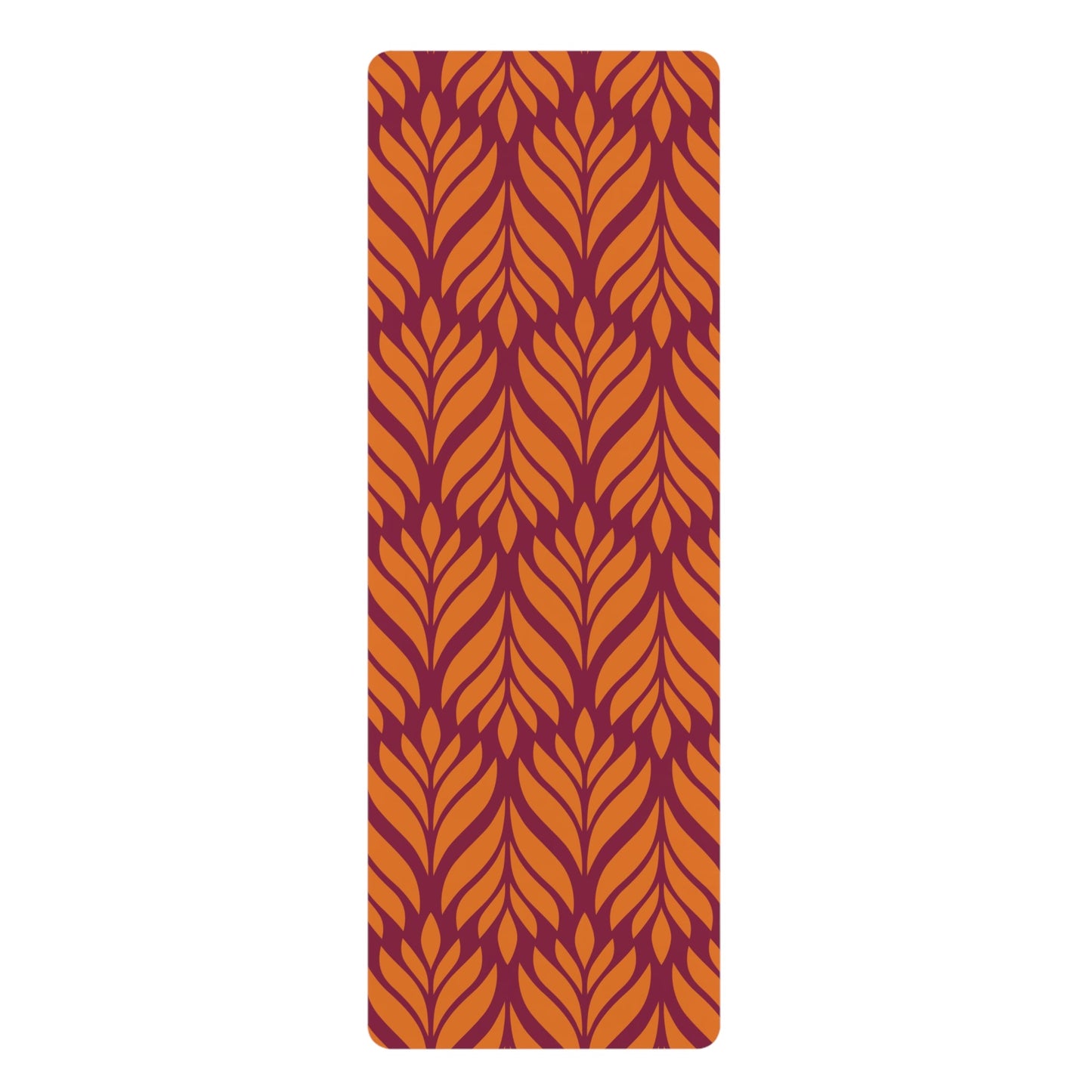 Yoga Mat | Maroon & Orange | Palm