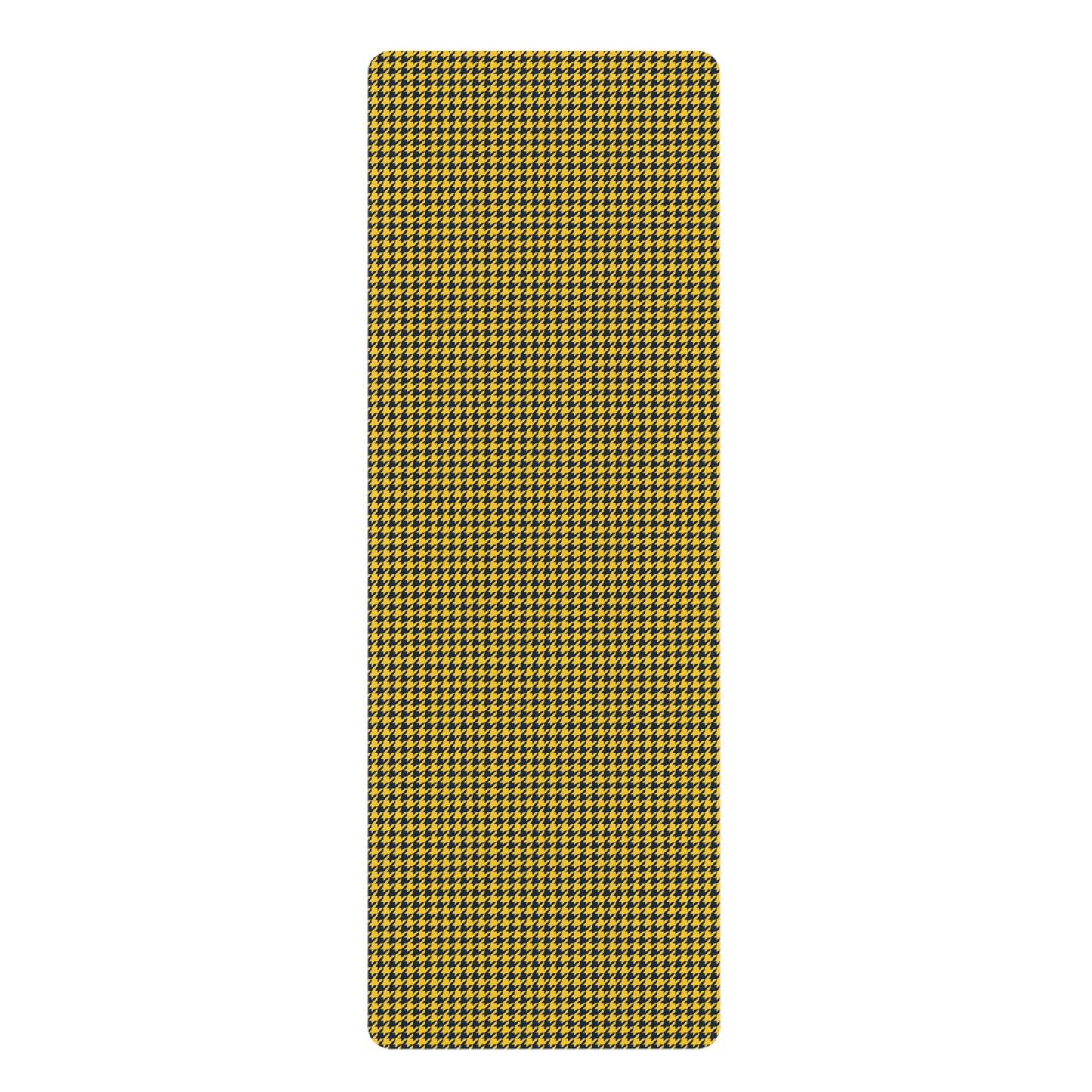Yoga Mat | Yellow & Blue | Houndstooth