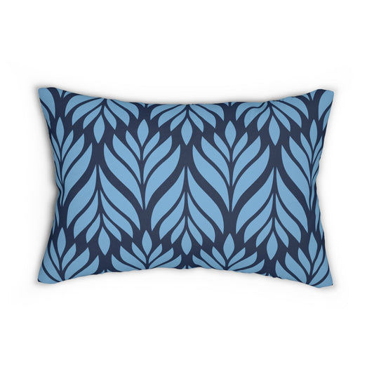 Pillow | Light Blue & White | Palm