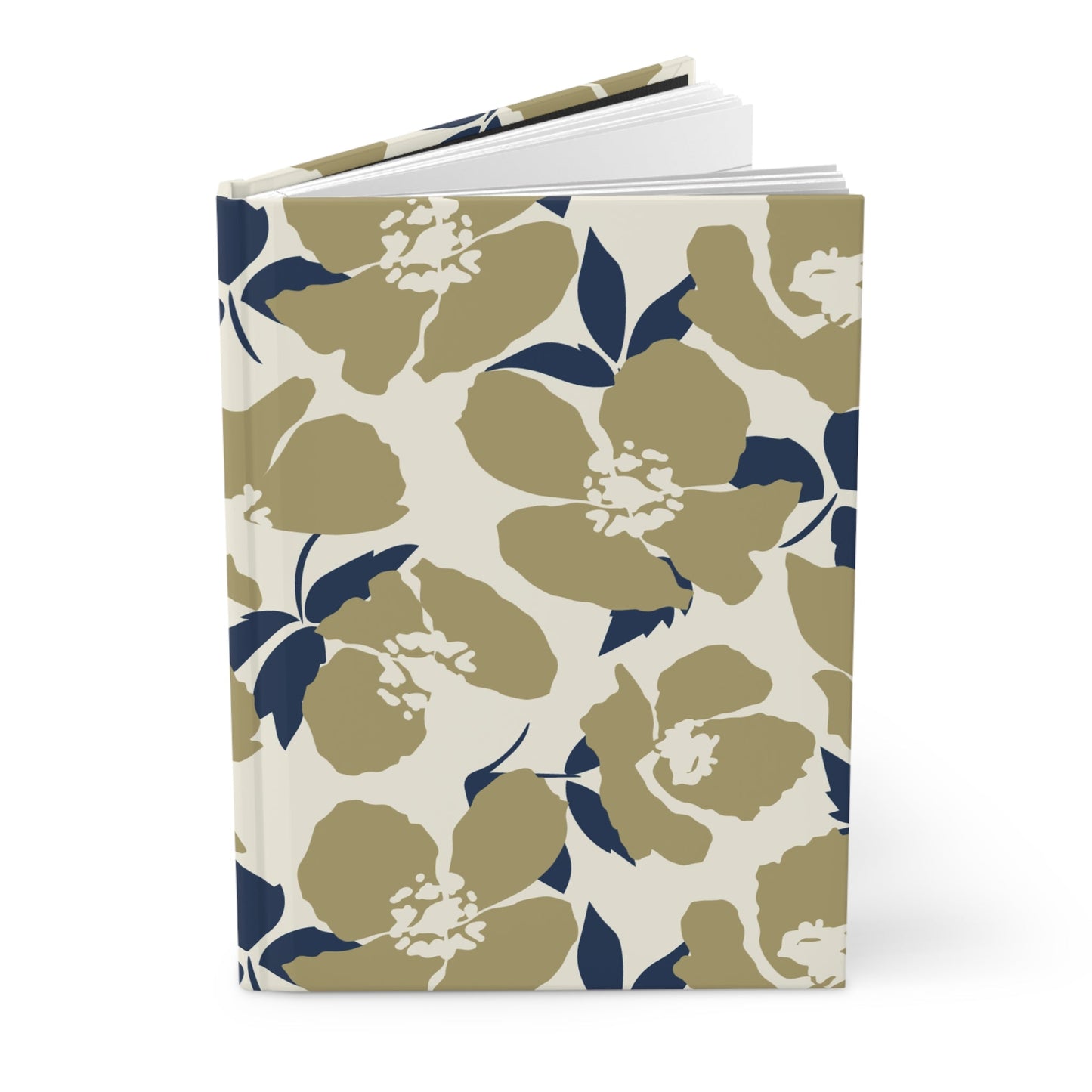 Hardcover Journal | Blue & Gold | Poppy