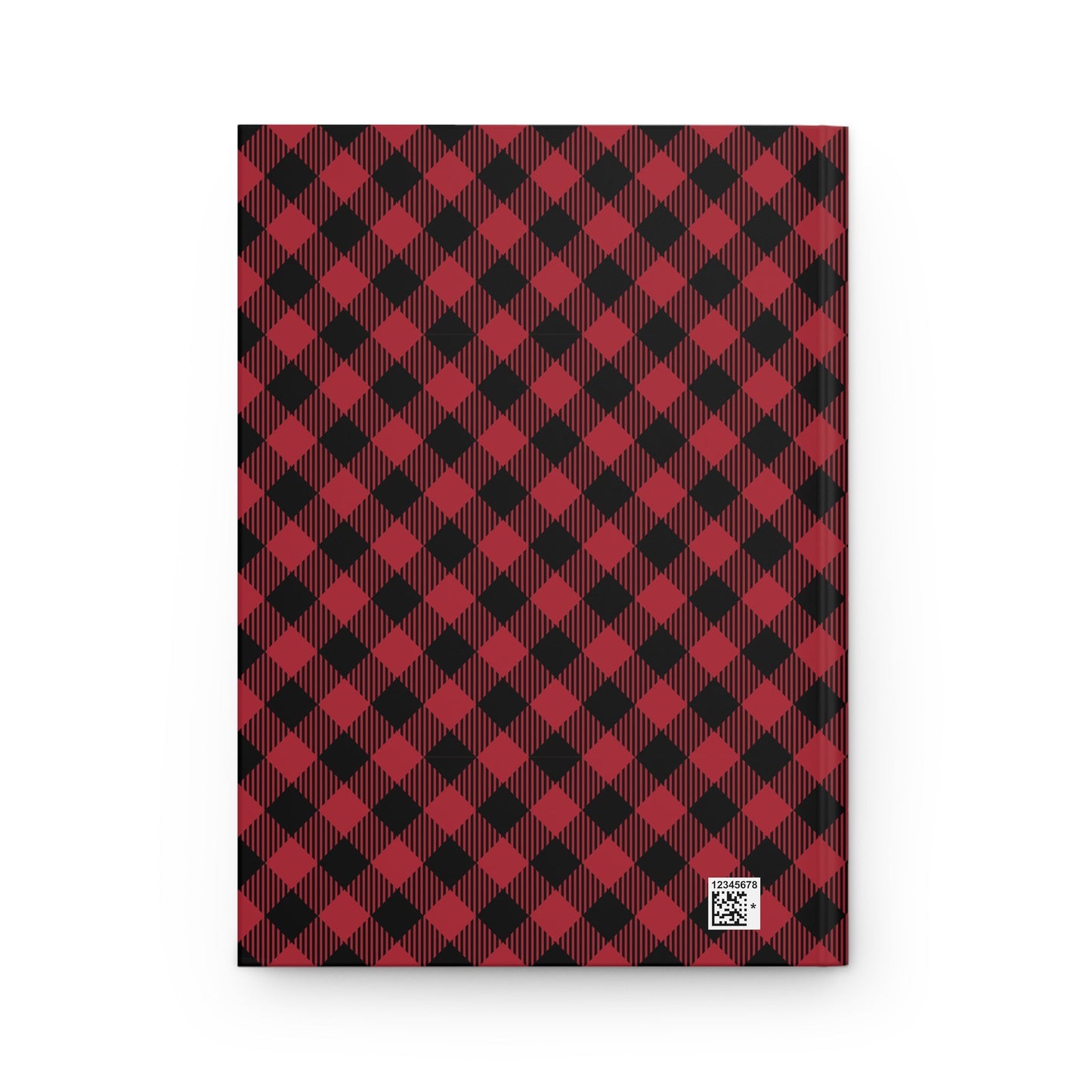 Hardcover Journal | Red & Black | Gingham