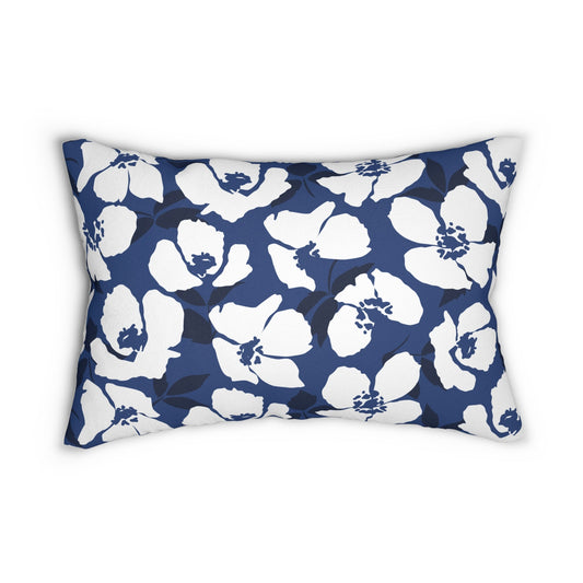 Pillow | Navy & White | Poppy