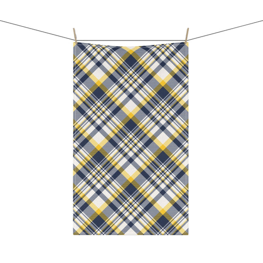 Tea Towels | Yellow & Blue | Tartan