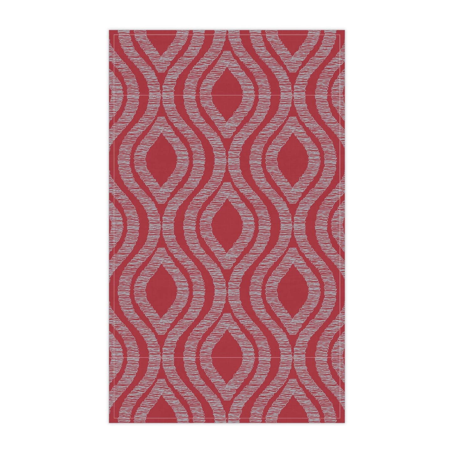 Tea Towels | Red & Gray | Ogee