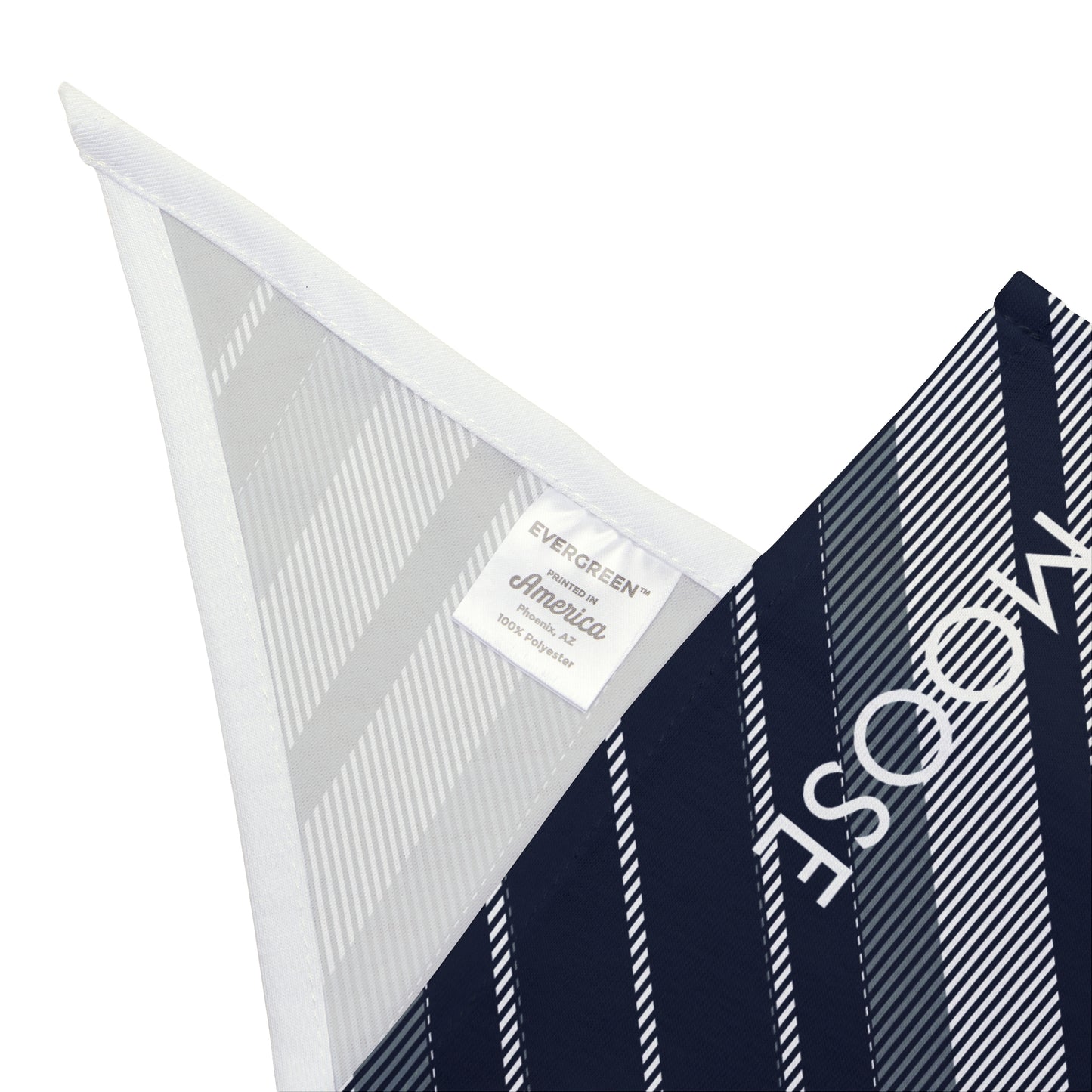 Pet Bandana- Personalized | Navy & White | Stripe
