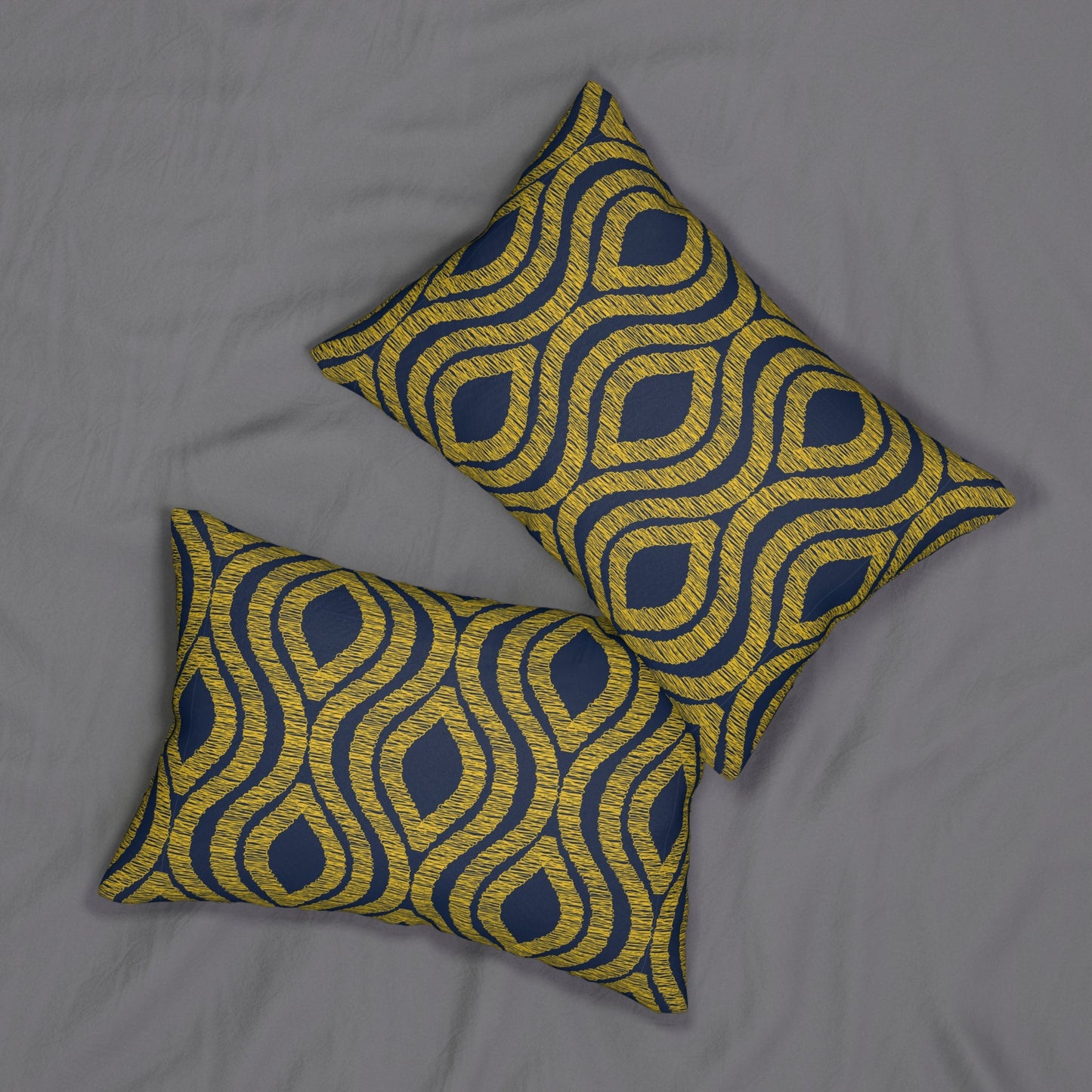 Pillow | Yellow & Blue | Ogee