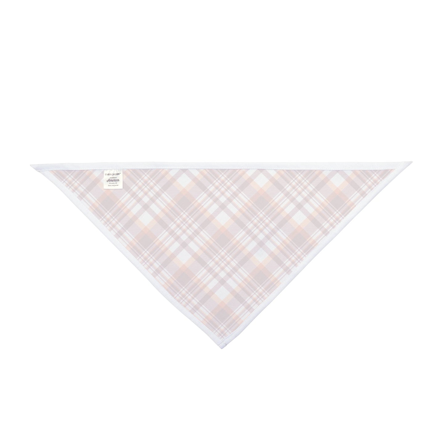 Pet Bandana | Maroon & Orange | Tartan