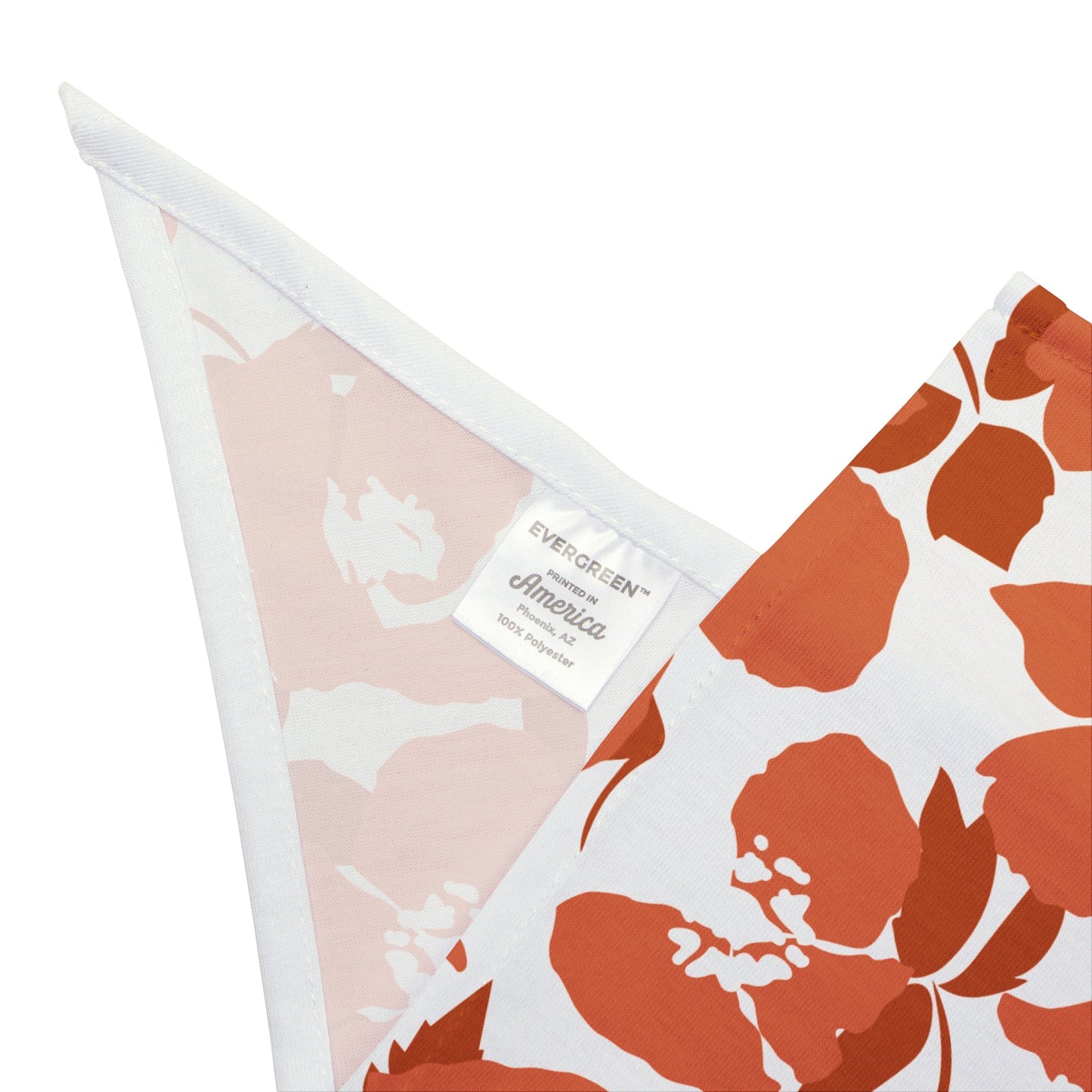 Pet Bandana | Dark Orange & White | Poppy