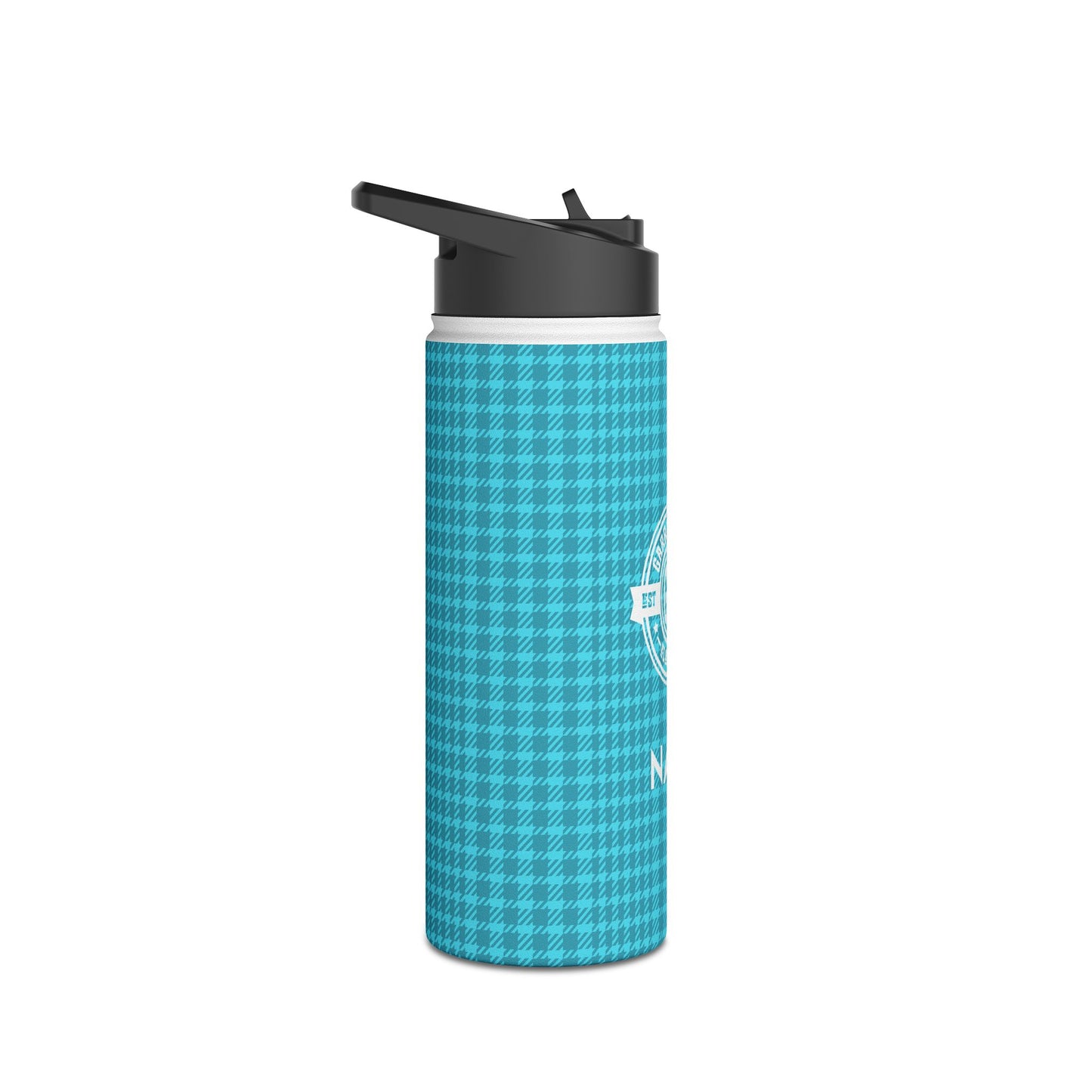 Insulated Water Bottle | Greyhounds | Teal Tartan