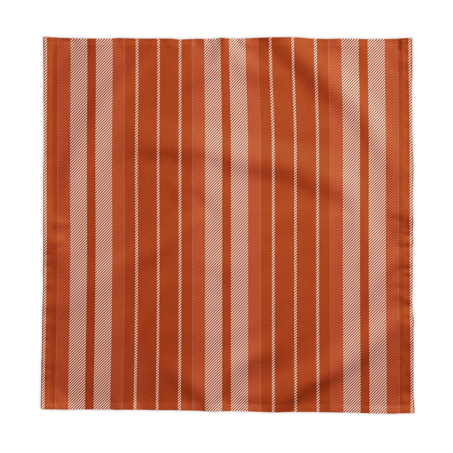 Tablecloth | Dark Orange & White | Stripe