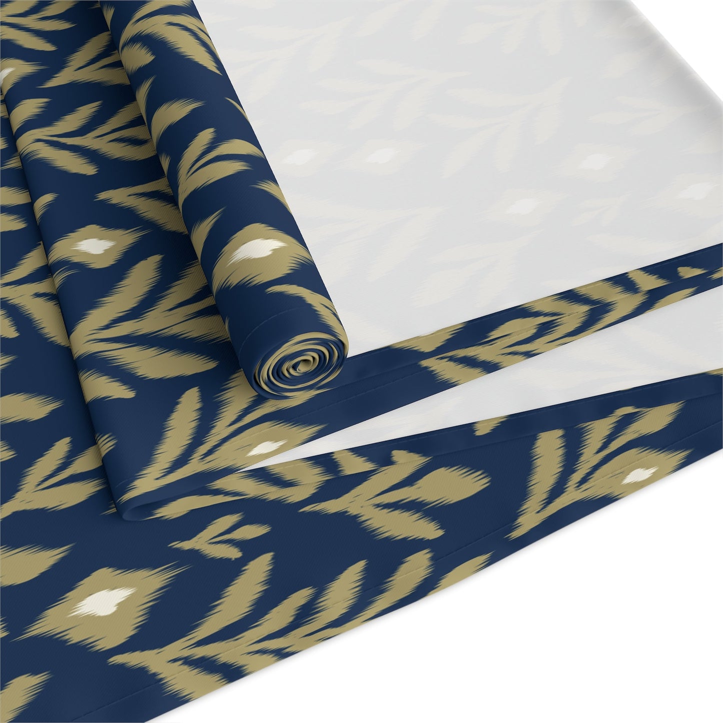 Table Runner | Blue & Gold | Laurel