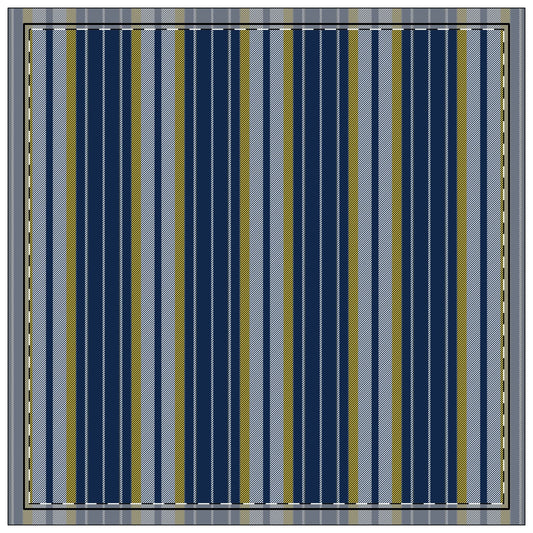 Napkins | Yellow & Blue | Stripe