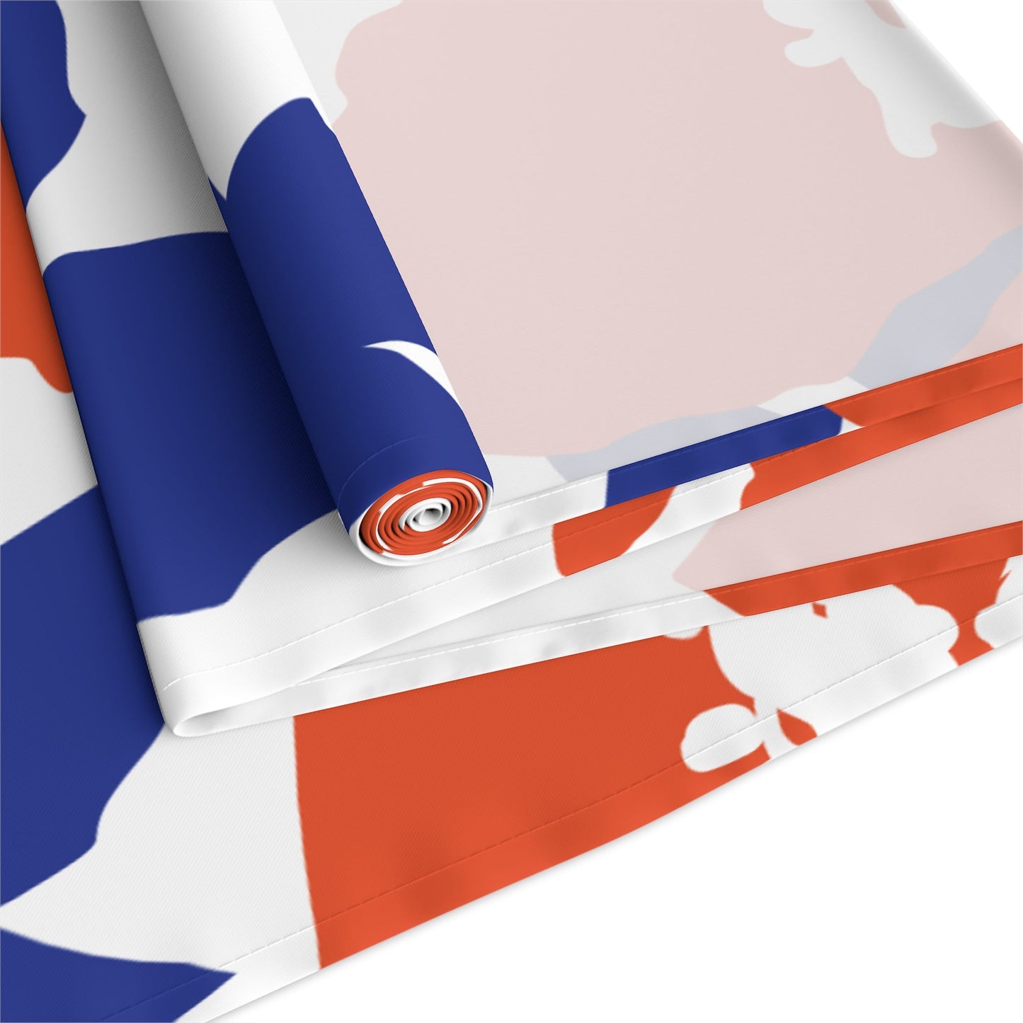 Table Runner | Bright Blue & Orange | Poppy