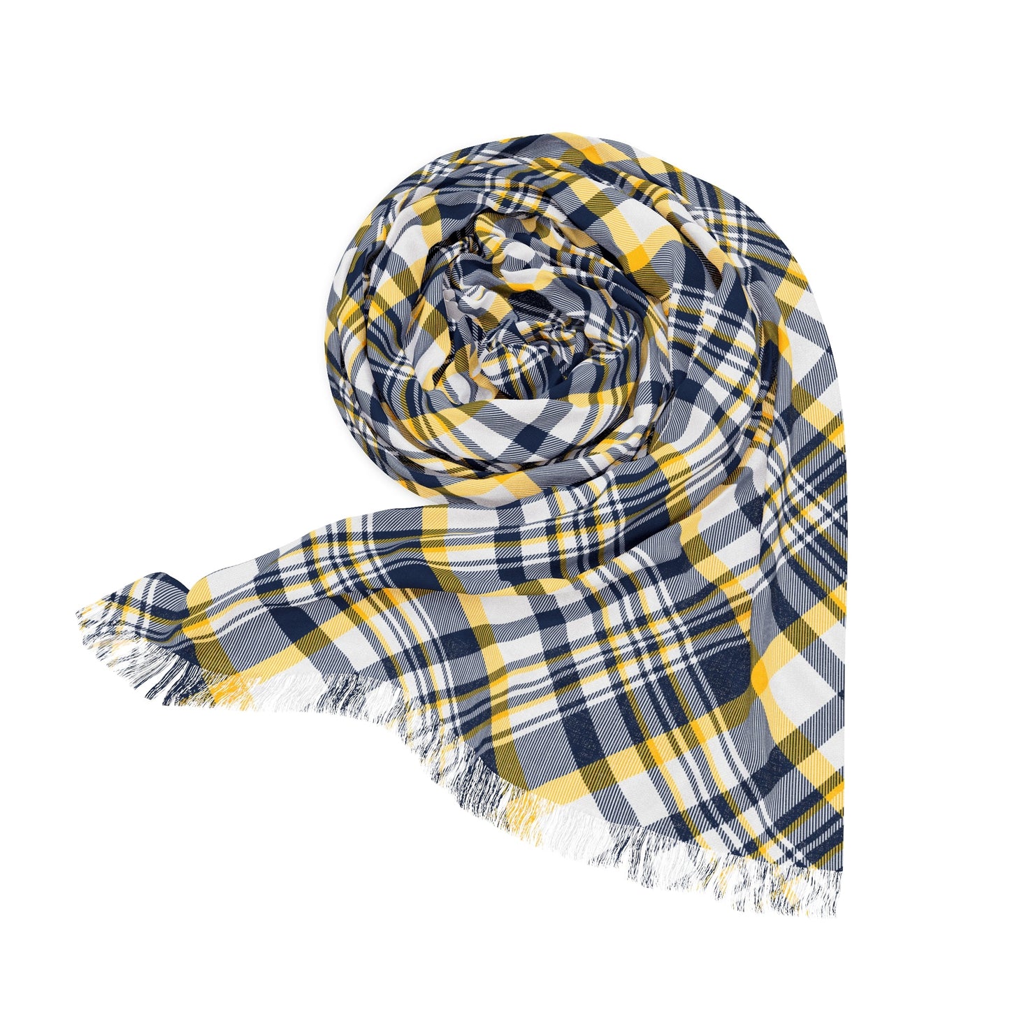 Scarf | Yellow & Blue | Tartan