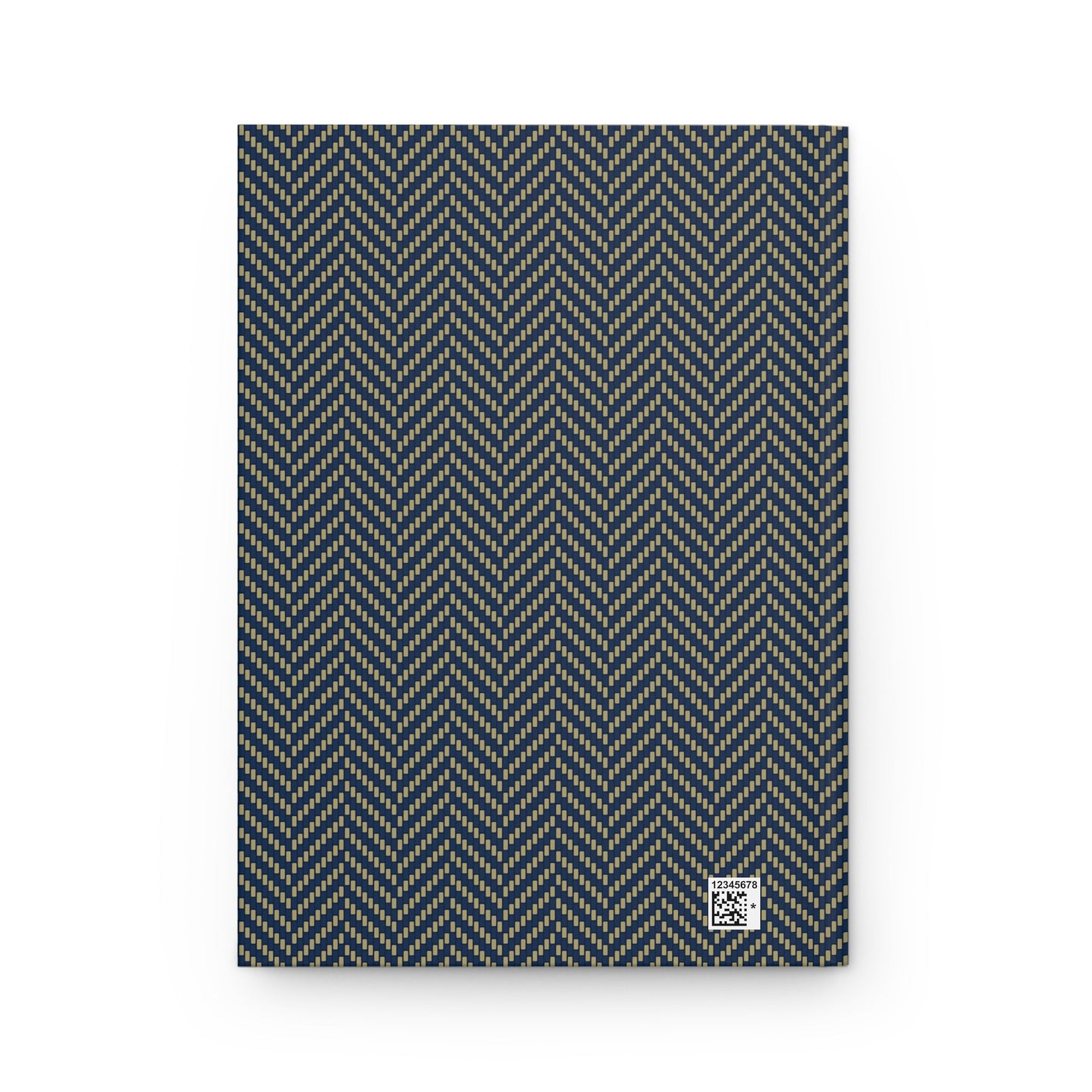 Journal | Blue & Gold | Herringbone