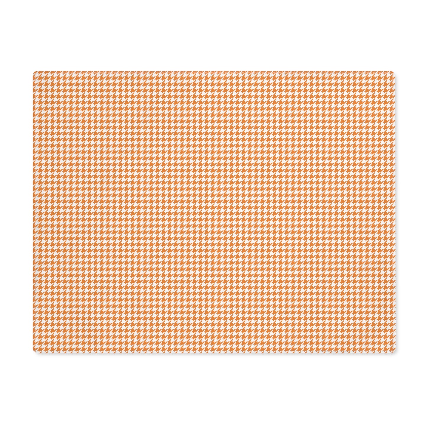 Placemat | Orange & White | Houndstooth