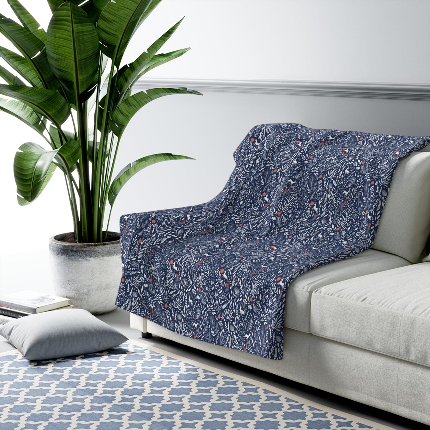 Sherpa Fleece Blanket | Charlottesville, Virginia | Fauna