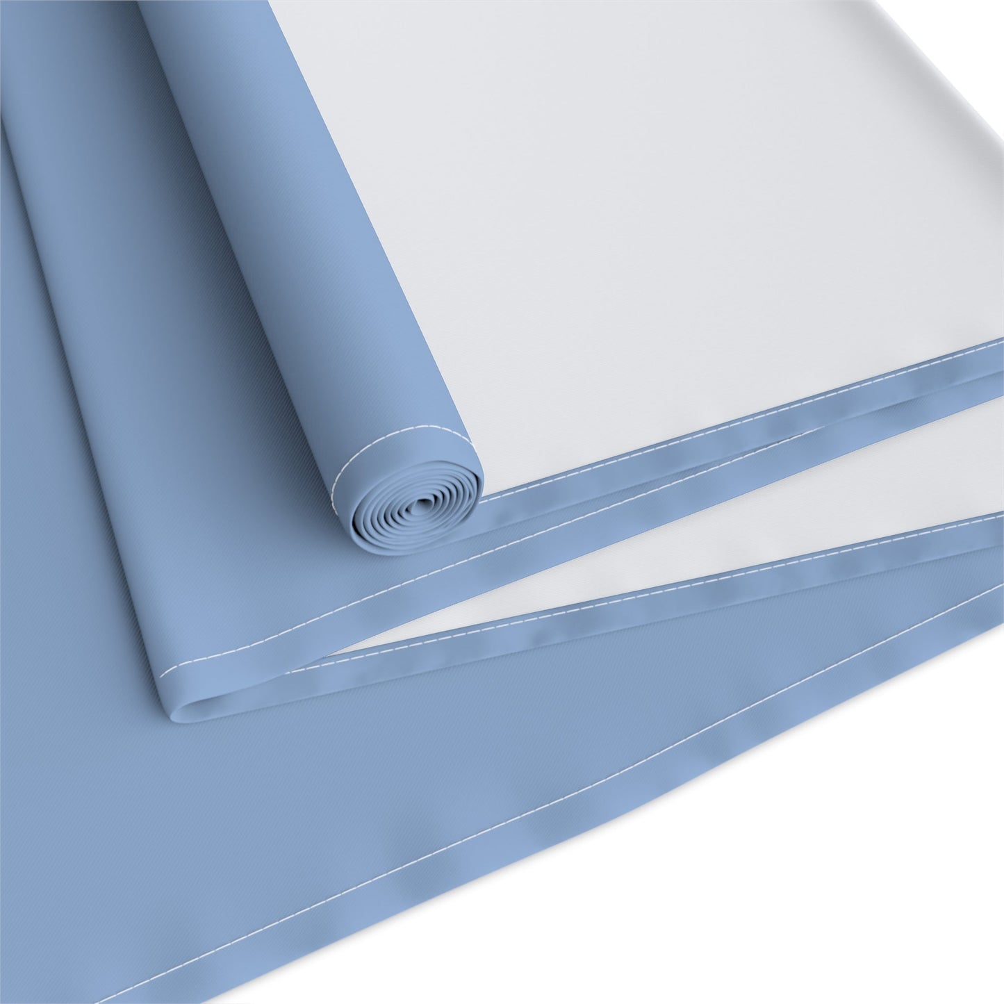 Table Runner | Light Blue & White | Light
