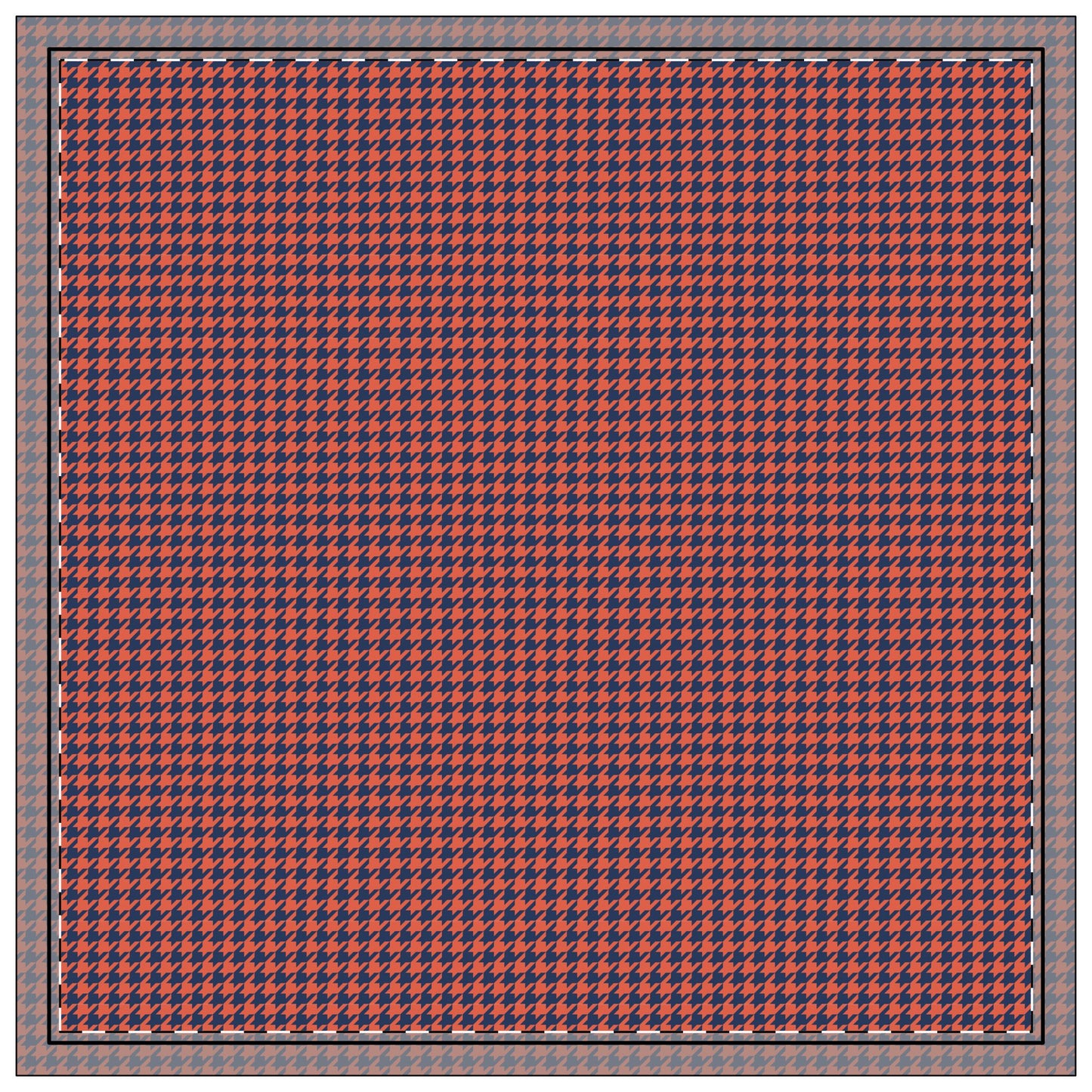 Napkin 4-set | Charlottesville, Virginia | Houndstooth