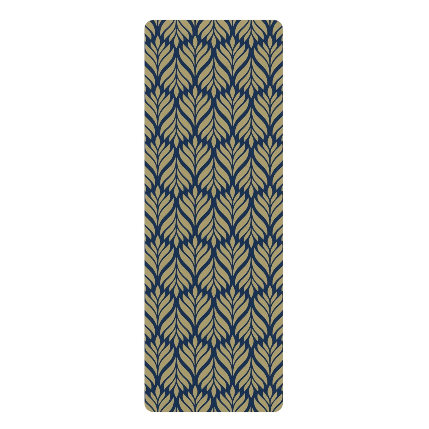 Yoga Mat | Blue & Gold | Palm
