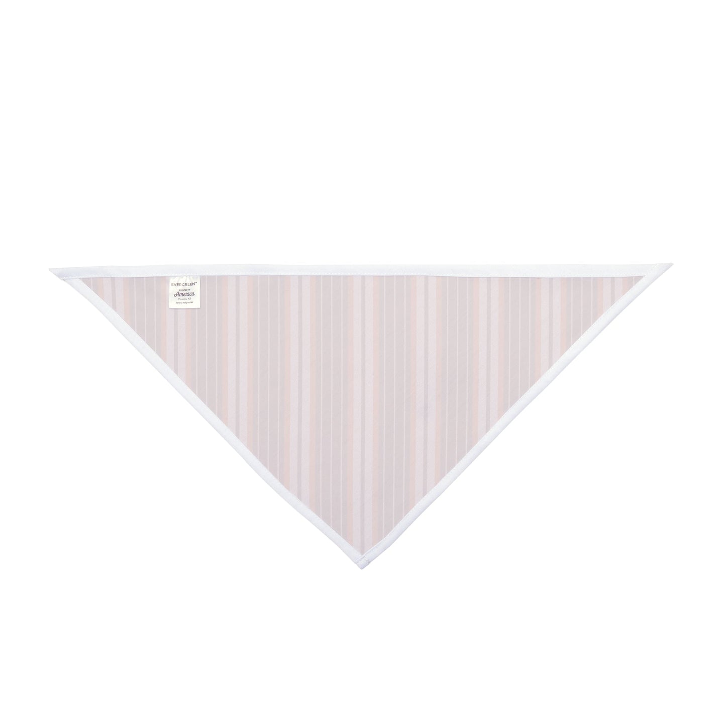 Pet Bandana | Maroon & Orange | Stripe